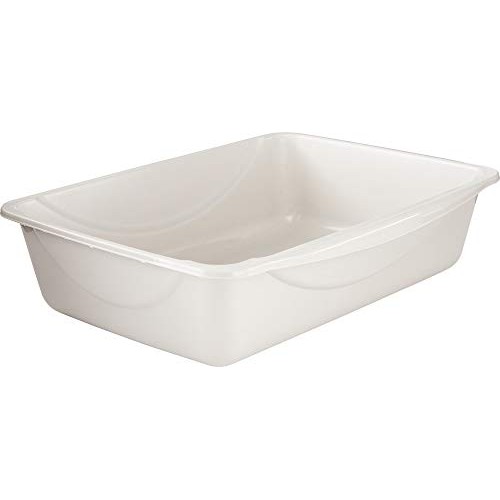 Petmate Open Cat Litter Box- Mouse Grey