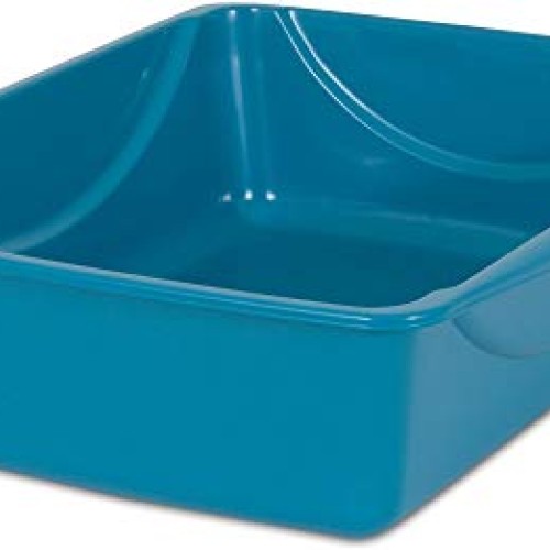 Petmate Open Cat Litter Box- Mouse Grey