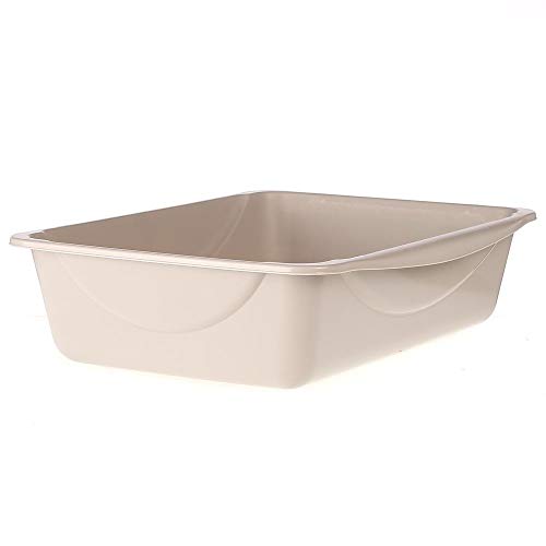 Petmate Open Cat Litter Box- Mouse Grey