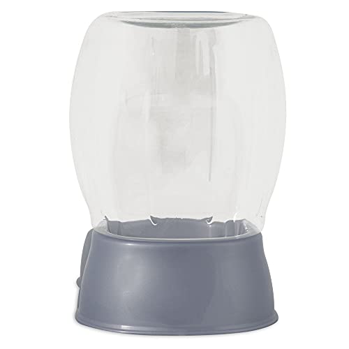 Petmate Pet Cafe Pet Waterer, 3 Gal, pearl silver gray
