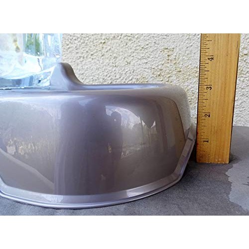 Petmate Pet Cafe Pet Waterer, 3 Gal, pearl silver gray