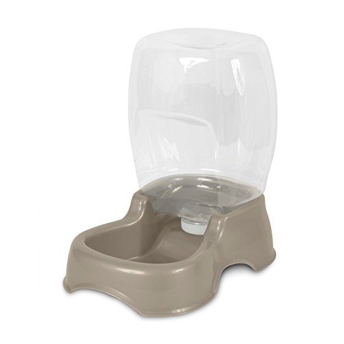 Petmate Pet Cafe Pet Waterer, 3 Gal, pearl silver gray