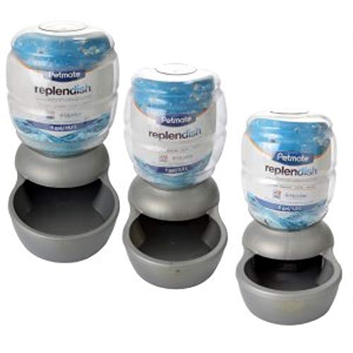 Petmate Replendish Gravity Waterer with Microban Cat and Dog Wate...