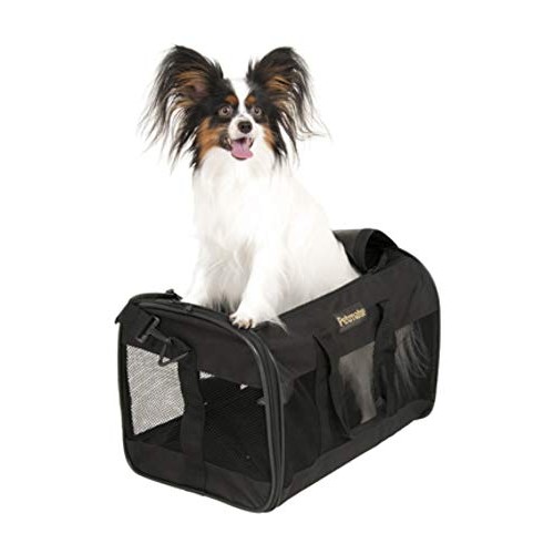 Petmate Soft-Sided Kennel Cab Small Pet Carrier Two Easy-Open Doo...