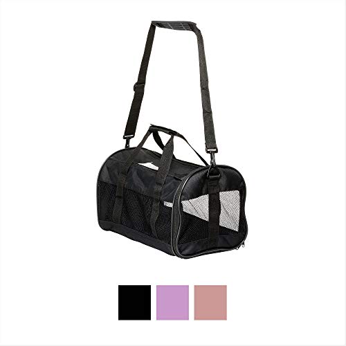 Petmate Soft-Sided Kennel Cab Small Pet Carrier Two Easy-Open Doo...