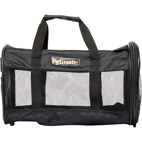 Petmate Soft-Sided Kennel Cab Small Pet Carrier Two Easy-Open Doo...
