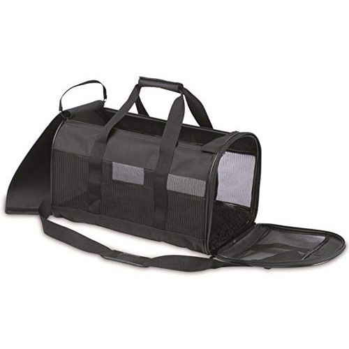 Petmate Soft-Sided Kennel Cab Small Pet Carrier Two Easy-Open Doo...