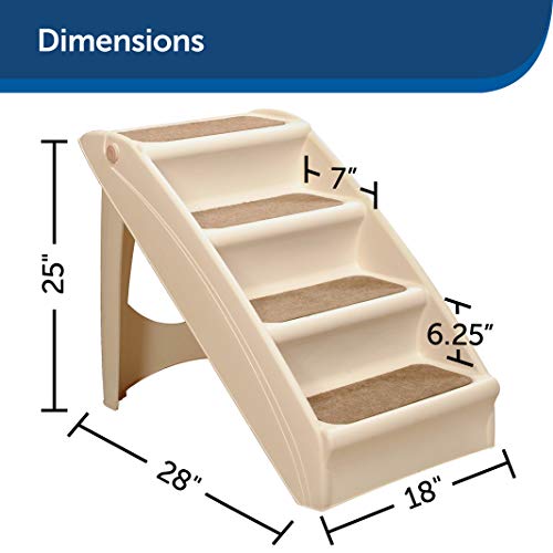 Solvit PupSTEP Plus XL Stairs, 28 x 18 x 25-Inch - #62398