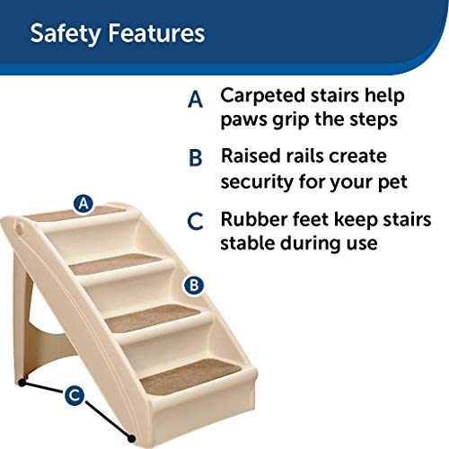 Solvit PupSTEP Plus XL Stairs, 28 x 18 x 25-Inch - #62398