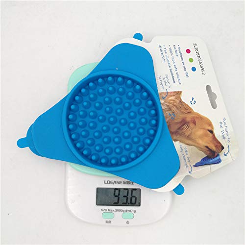 Pet Dog Slow Feeder Plate Bath Lick Pad Sticker Transfer Fixed Su...