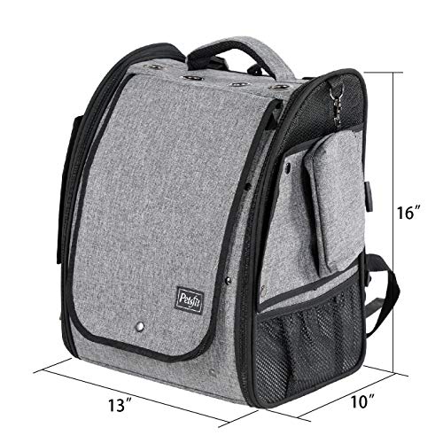 Petsfit Bird Carrier with Stainless Steel Bowl, Includes Slide Tr...