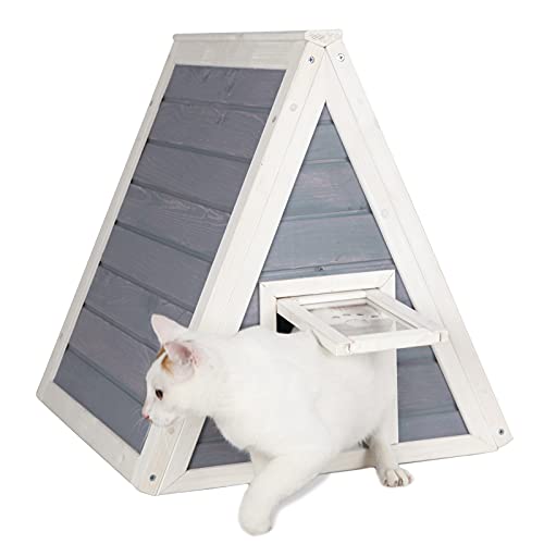 Petsfit Cat House for Outdoor Indoor Cats Weatherproof, Outside F...