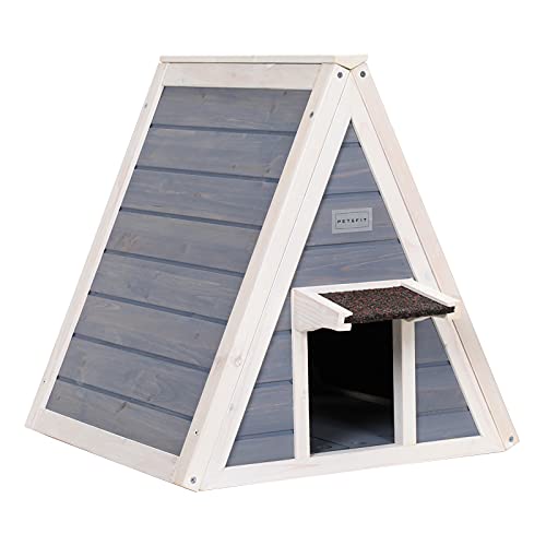 Petsfit Cat House for Outdoor Indoor Cats Weatherproof, Outside F...