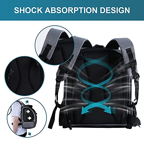 Petsfit Expandable Cat Carrier Backpack,Dog Carrier Backpack with...