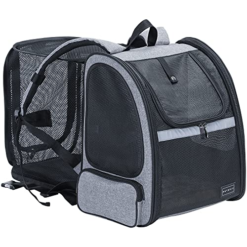Petsfit Expandable Cat Carrier Backpack,Dog Carrier Backpack with...