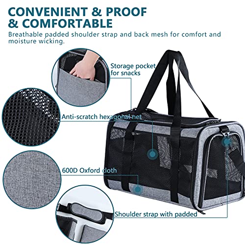 Petsfit Most Airline Approved Cat Carrier Dog Carriers Soft-Sided...