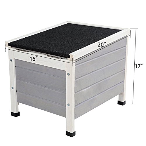 Petsfit Outdoor Cat House, Feral Cat Shelter Weatherproof, Rabbit...