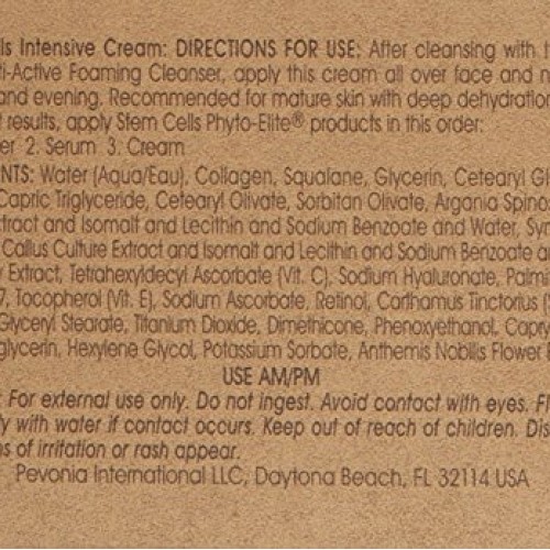 Pevonia Stem Cells Cream, 1.7 oz