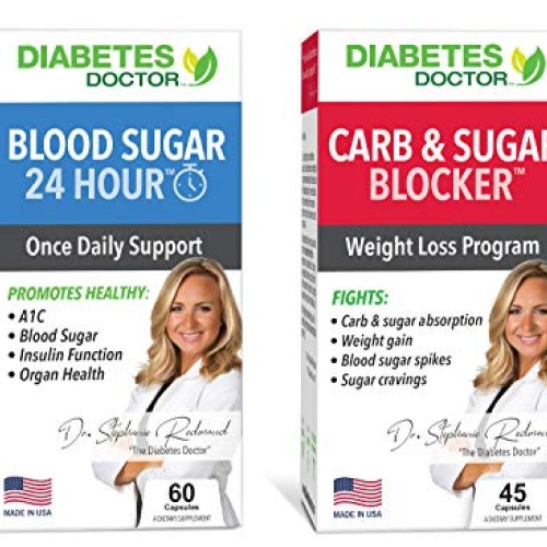 Diabetes Doctor A1C Double Pack - 24 Hour Daily Support & Mealtim...