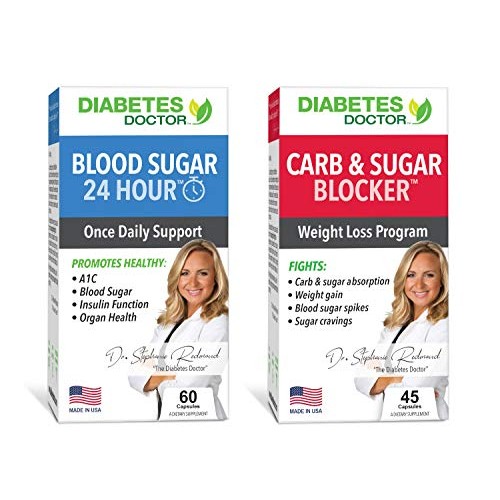 Diabetes Doctor A1C Double Pack - 24 Hour Daily Support & Mealtim...