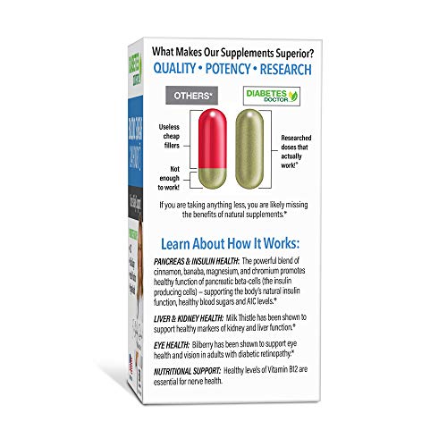 Diabetes Doctor Daily Support - 7 in 1 Blend for Daily Diabetes N...