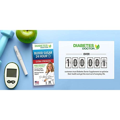 Diabetes Doctor Extra Strength A1C Triple Pack - Blood Sugar 24 H...