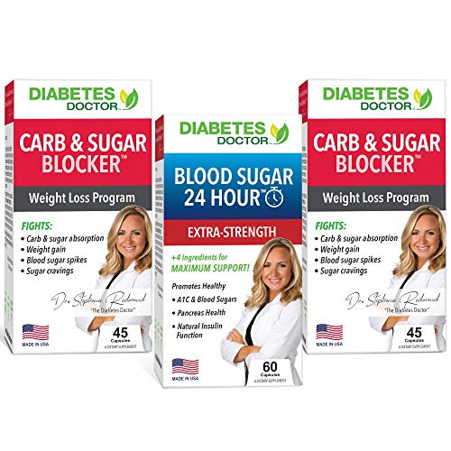 Diabetes Doctor Extra Strength A1C Triple Pack - Blood Sugar 24 H...