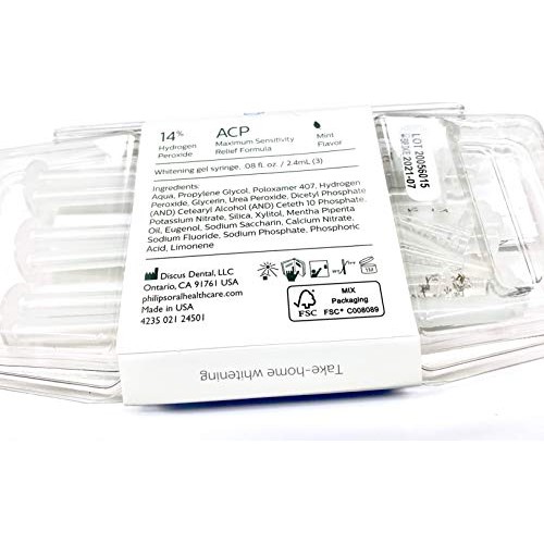 Philips Zoom 14% Teeth Whitening Gel 3 syringes Mint Flavor