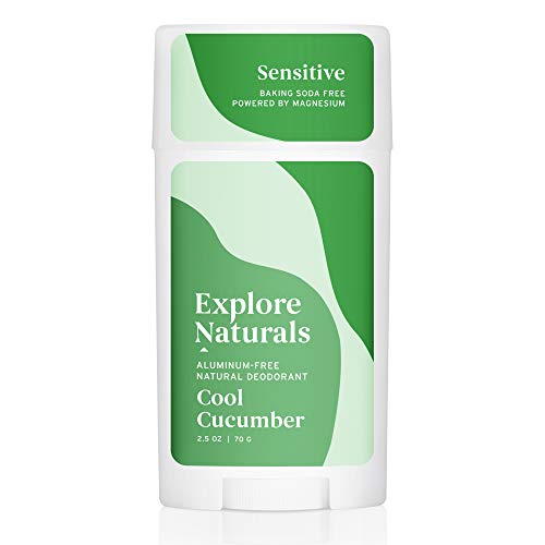 Explore Naturals Deodorant - Cool Cucumber - Baking Soda Free - N...
