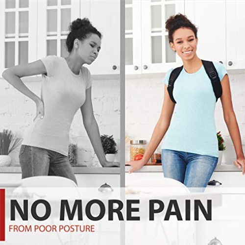 Posture Corrector for Women Men - Upper Back Brace - Adjustable P...