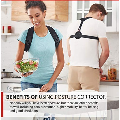 Posture Corrector for Women Men - Upper Back Brace - Adjustable P...