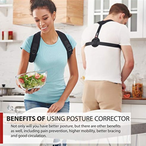 Posture Corrector for Women Men - Upper Back Brace - Adjustable P...