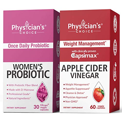 Womens Prebiotic-Probiotic & Apple Cider Vinegar Capsules Bundle