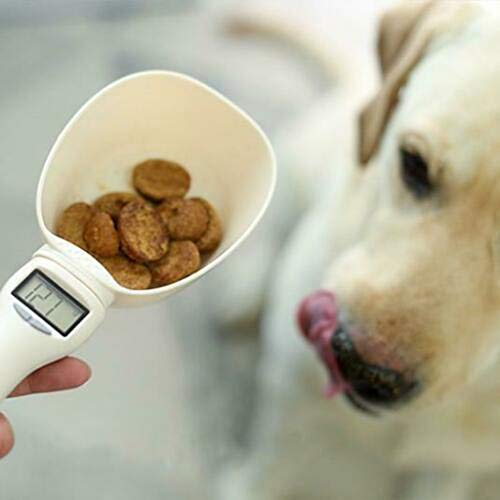 Pet Food Measuring Scoop Scale Cup Dog Cat Feeding Bowl Kitchen S...