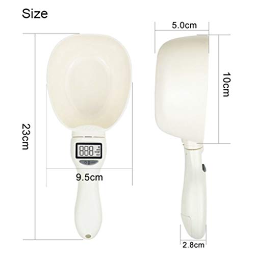 Pet Food Measuring Scoop Scale Cup Dog Cat Feeding Bowl Kitchen S...