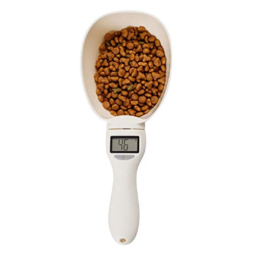 Pet Food Measuring Scoop Scale Cup Dog Cat Feeding Bowl Kitchen S...