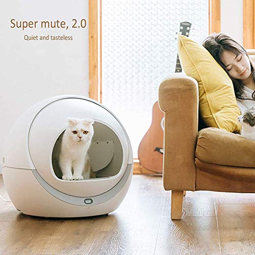 Pillows-RJF Scoop Free Automatic Self-Cleaning Cat Litter Box Ext...
