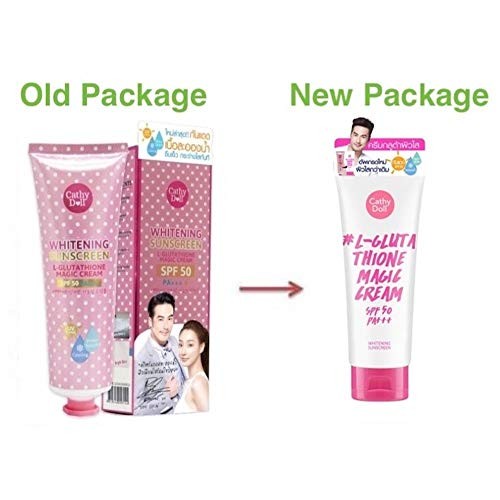 60 ml Cathy Doll Whitening Sunscreen L-Glutathione Magic Cream SP...