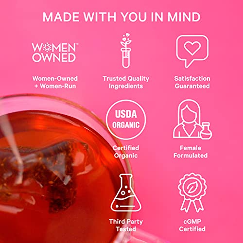 Pink Stork Morning Sickness Tea: Ginger Orange Nausea Relief Tea,...