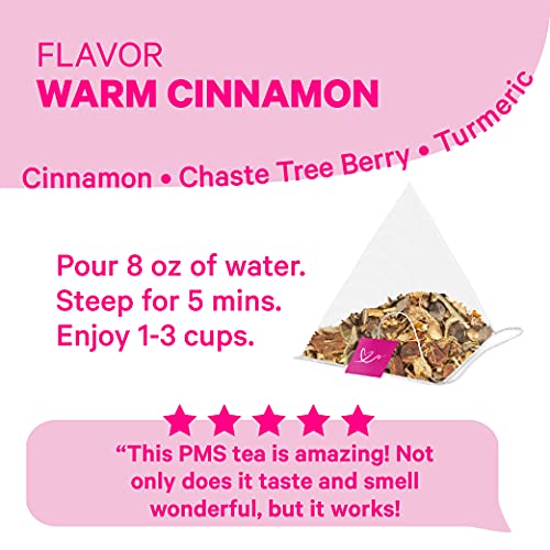 Pink Stork PMS Tea: Warm Cinnamon Tea, 100% Organic, Natural Peri...