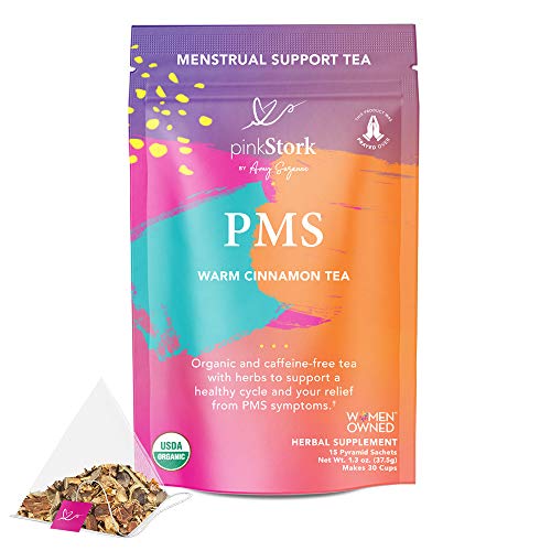 Pink Stork PMS Tea: Warm Cinnamon Tea, 100% Organic, Natural Peri...