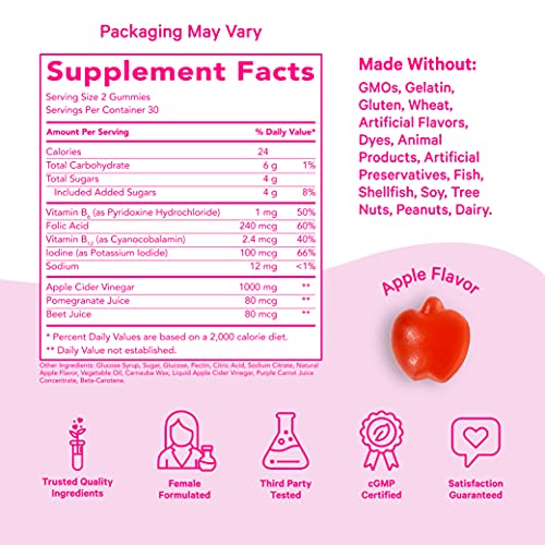 Pink Stork Total Apple Cider Vinegar Gummies: ACV Gummy Vitamins ...