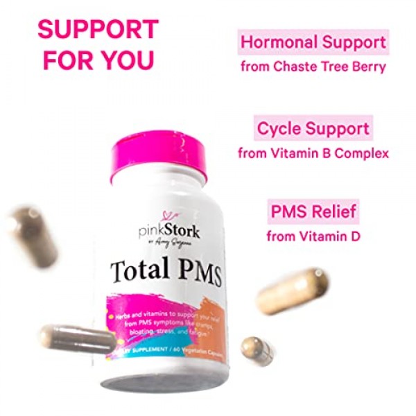 Pink Stork Total PMS Relief Supplement: Period Relief, Hormone Ba...
