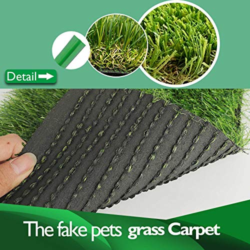 PINVNBY 4 Pcs 12x12 Nesting Box Pads Artificial Grass Rug Carpe...