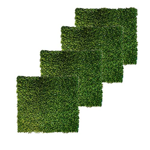 PINVNBY 4 Pcs 12x12 Nesting Box Pads Artificial Grass Rug Carpe...