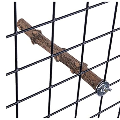 PINVNBY Natural Bird Wood Perch Parakeet Standing Toy Sticks Parr...