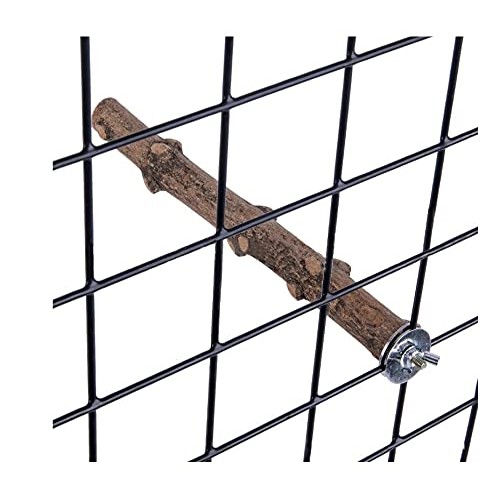PINVNBY Natural Bird Wood Perch Parakeet Standing Toy Sticks Parr...