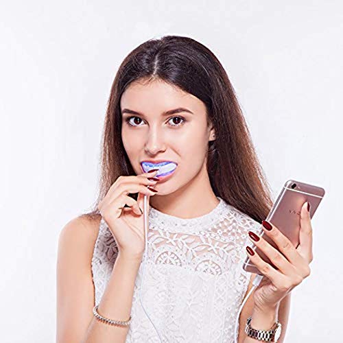 Piokikio Teeth Whitening LED Light Whitening Enhancer Light Trays...