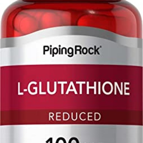 Piping Rock L Glutathione | 100 mg | 100 Capsules | Reduced Form ...