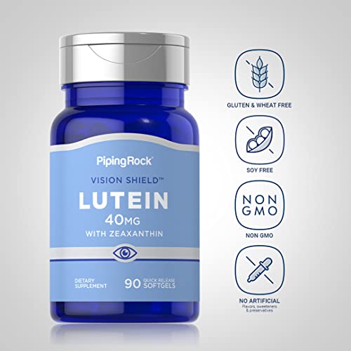 Piping Rock Lutein & Zeaxanthin 40mg | 90 Softgels | Eye Vitamins...